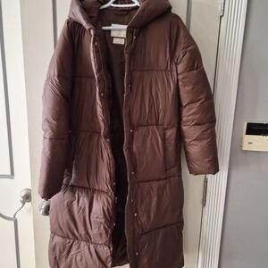 Abercrombie & Fitch Chocolate Puffer Jacket